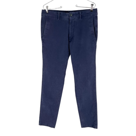 Bonobos Other - Bonobos Pants Size 31x32 Blue Broken-in Chino Skinny Fit Stretch Organic Cotton
